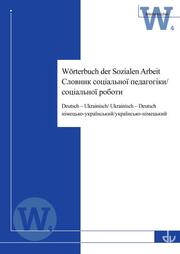 Wörterbuch der sozialen Arbeit - Cover