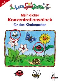 LernSpielZwerge - Mein dicker Konzentrationsblock für den Kindergarten