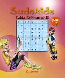 Sudoku für Kinder ab 10 Block 3