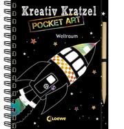 Kreativ-Kratzel Pocket Art: Weltraum
