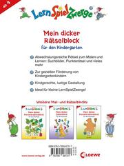 LernSpielZwerge - Mein dicker Rätselblock für den Kindergarten - Abbildung 1