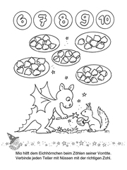 Malen und Rätseln im Zauberwald - Zahlenrätsel von 1 bis 10 - Abbildung 2