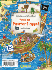 Mein Wimmel-Wendebuch - Finde das kleine Feuerwehrauto!/Finde die Piratenflagge! - Abbildung 3