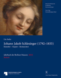 Jahrbuch der Berliner Museen.Jahrbuch der Preussischen Kunstsammlungen.Neue Folge / Johann Jakob Schlesinger (1792-1855)