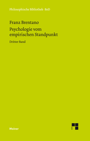 Psychologie vom empirischen Standpunkt / Psychologie vom empirischen Standpunkt - Cover