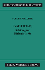 Dialektik (1814/15)/Einleitung zur Dialektik (1833) - Cover