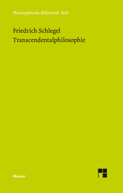 Transcendentalphilosophie - Cover