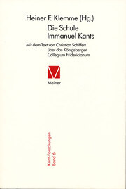 Die Schule Immanuel Kants - Cover