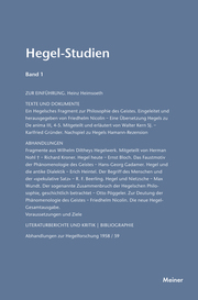 Hegel-Studien / Hegel-Studien Band 1 (1961) - Cover