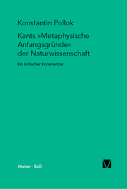 Kants Metaphysische Anfangsgründe der Naturwissenschaft