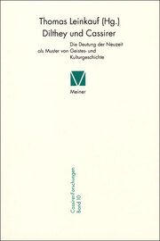 Dilthey und Cassirer - Cover