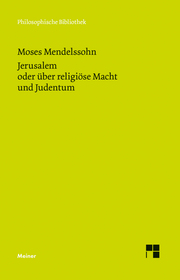 Jerusalem oder über religiöse Macht und Judentum - Cover