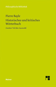 Historisches und kritisches Wörterbuch - Cover