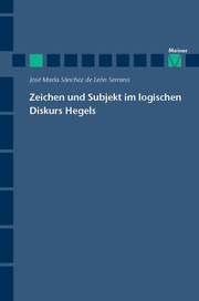 Zeichen und Subjekt im logischen Diskurs Hegels - Cover