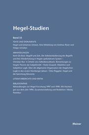 Hegel-Studien / Hegel-Studien Band 35 (2000)