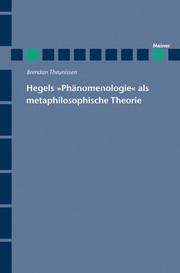Hegels 'Phänomenologie' als metaphilosophische Theorie