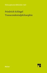 Transcendentalphilosophie (1800-1801) - Cover