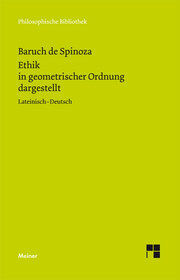 Ethik in geometrischer Ordnung dargestellt - Cover