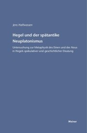 Hegel und der spätantike Neuplatonismus - Cover