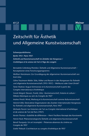 Berlin 1913-Paris 1937. Ästhetik und Kunstwissenschaft im Zeitalter der Kongresse - Cover