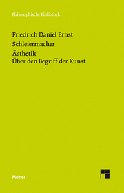 Ästhetik (1832/33). Über den Begriff der Kunst (1831-33) - Cover