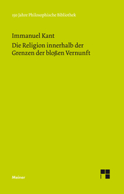 Die Religion innerhalb der Grenzen der blossen Vernunft - Cover