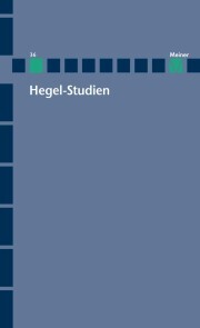 Hegel-Studien Band 36 - Cover