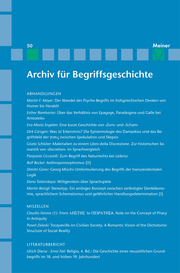 Archiv für Begriffsgeschichte. Band 50