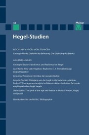 Hegel-Studien Band 52 - Cover