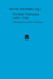 Christian Thomasius (1655-1728) - Cover