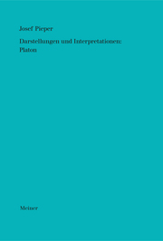 Darstellungen und Interpretationen: Platon - Cover