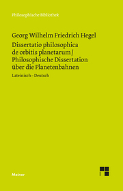 Dissertatio philosophica de orbitis planetarum. Philosophische Dissertation über die Planetenbahnen. - Cover