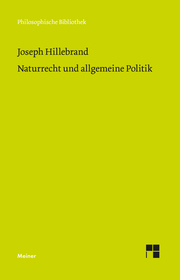 Naturrecht und allgemeine Politik - Cover