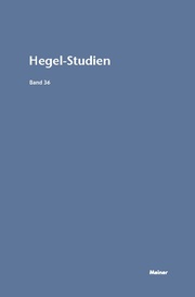 Hegel-Studien Band 36