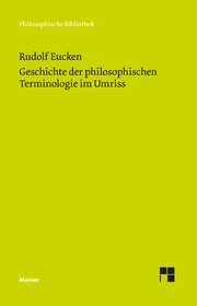 Geschichte der philosophischen Terminologie - Cover
