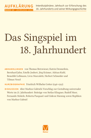 Aufklärung 34: Das Singspiel im 18. Jahrhundert - Cover