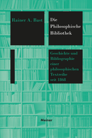 Die 'Philosophische Bibliothek'