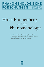 Hans Blumenberg und die Phänomenologie - Cover