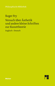 Versuch über Ästhetik und andere kleine Schriften zur Kunsttheorie - Cover