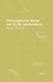 Philosophische Werke des 15./16. Jahrhunderts - Cover