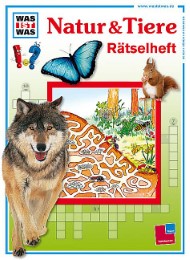 Natur & Tiere Rätselheft - Cover