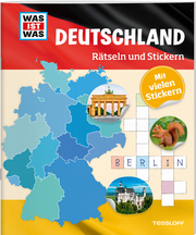 Rätseln und Stickern: Deutschland - Cover