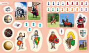Rätseln und Stickern: Ritter - Illustrationen 4