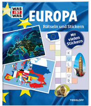 Rätseln und Stickern Europa - Cover