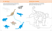 Bei den Dinosauriern - Malen, Rätseln, Stickern - Abbildung 1