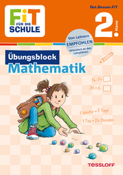 Fit für die Schule: Übungsblock Mathematik 2. Klasse