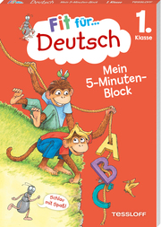 Fit für Deutsch 1. Klasse. Mein 5-Minuten-Block - Cover