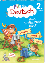 Fit für Deutsch 2. Klasse. Mein 5-Minuten-Block - Cover