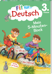 Fit für Deutsch 3. Klasse. Mein 5-Minuten-Block - Cover
