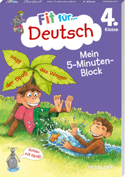 Fit für Deutsch 4. Klasse. Mein 5-Minuten-Block - Cover